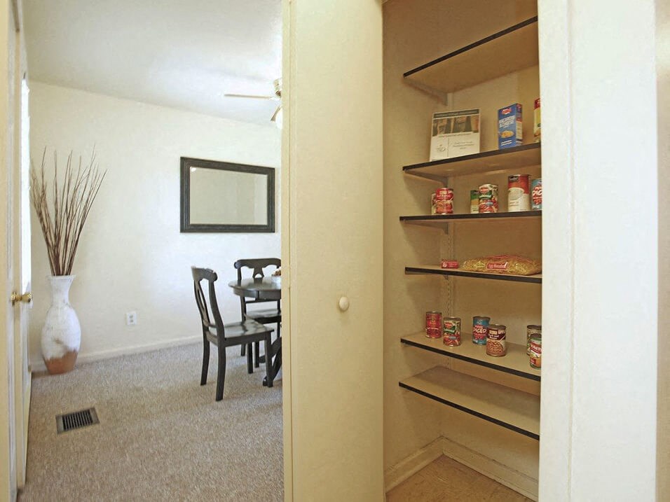 pantry storage space at Golfview Village