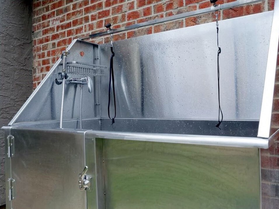 dog washing station at Summer Green apartments