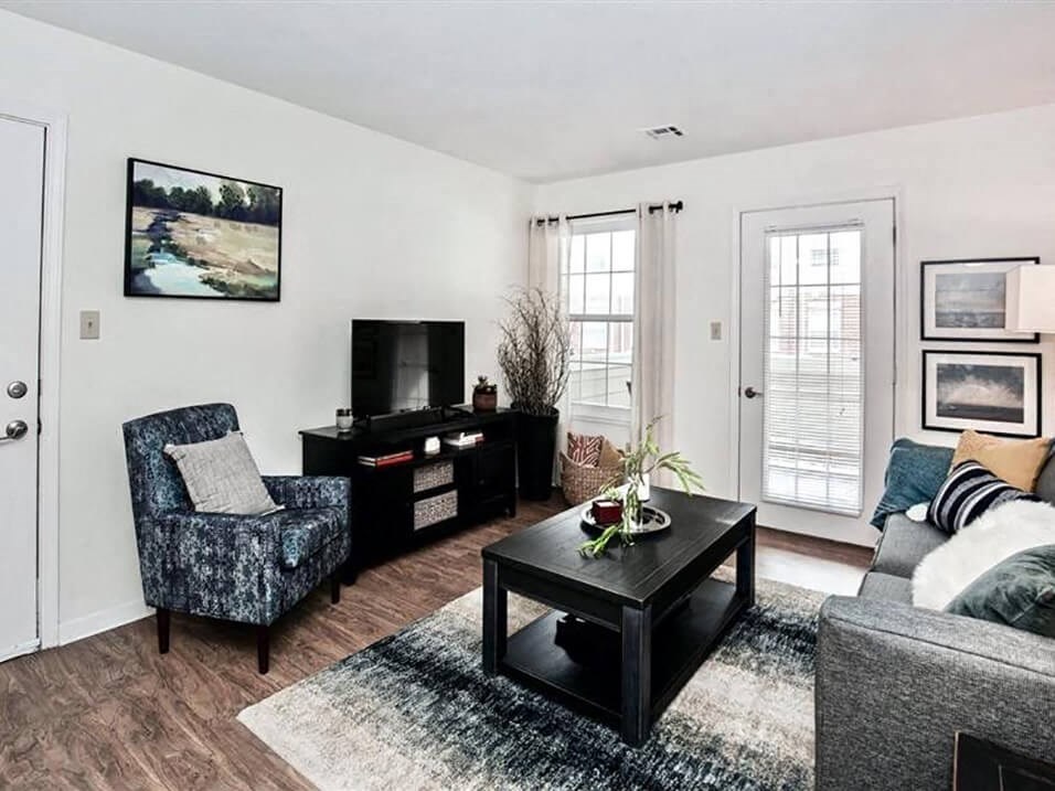 living room in Moline IL apartments
