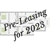 PreLeasing 1 bed 1 bath with office