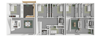 3 bedroom 3.5 bathroom apartment at arcadia grove