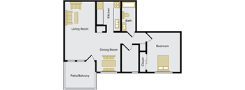 one bedroom apartment in Fairborn