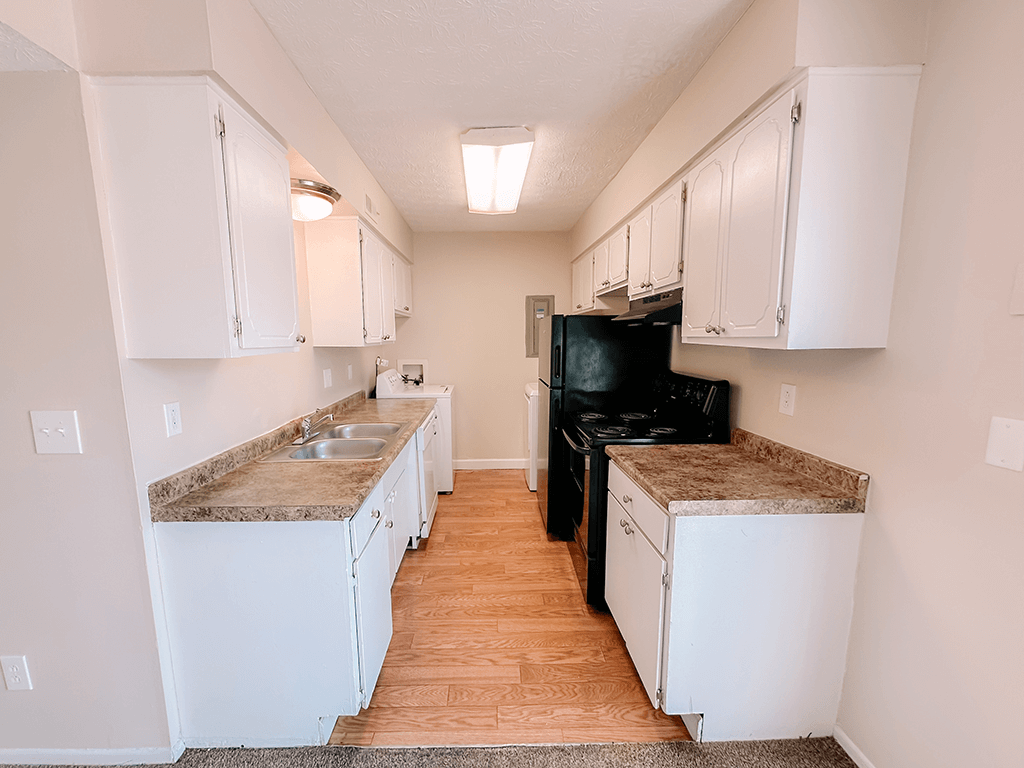 apartment with washer dryer hookups