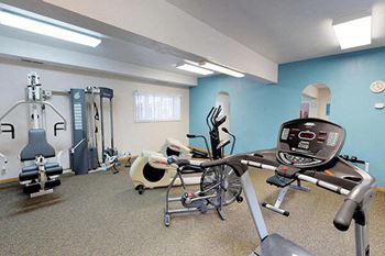 fitness center at Indian Hills Apartments