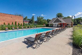 pool sundeck at apartments