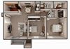 abilene tx two bedroom apt floor plan