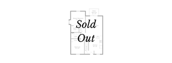an illustration of a sold out house with the word sold out on a floor plan