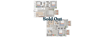 A floor plan of a house is displayed with the words "Sold Out" across the center.