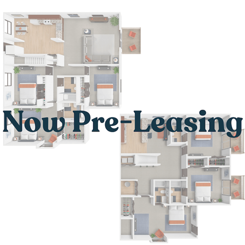 6 bed 5 bath floor plan now pre-leasing!