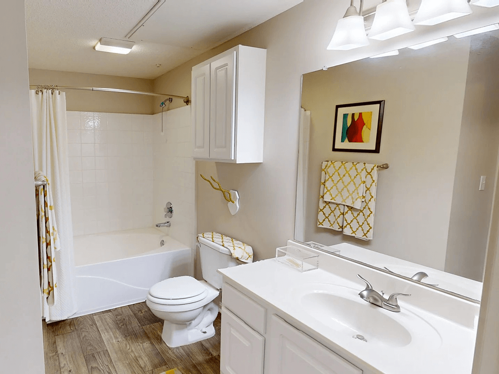 bathroom with a sink, toilet, and a bathtub
