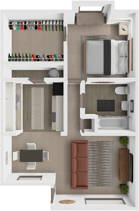 aspen floor plan at berkshire apartments