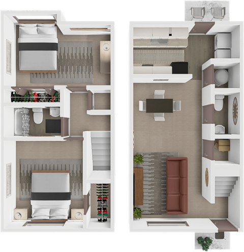 lexington floor plan at berkshire apartments