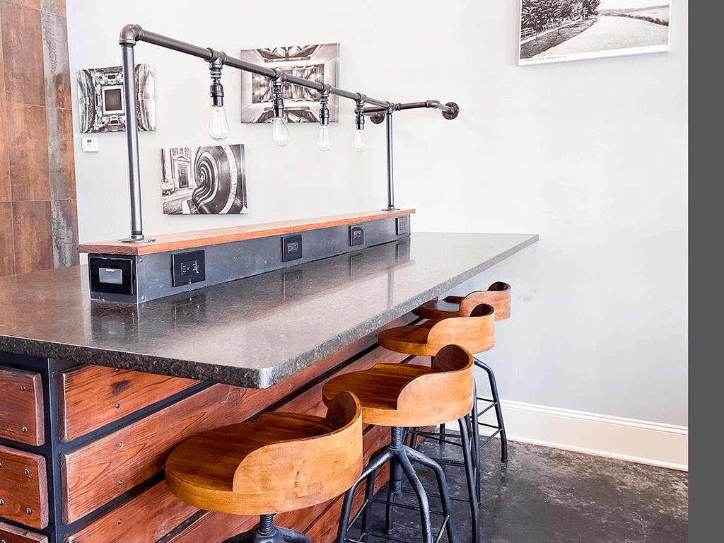 study space at apartment community