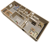 2 bed 2 bath floor plan at fairfield apartments