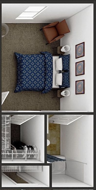 studio apt floor plan in San Angelo