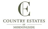 The image is a logo for "Country Estates Morningside".