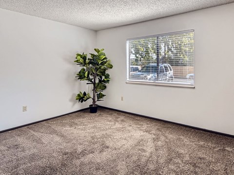 Bedroom with window at country green apartments