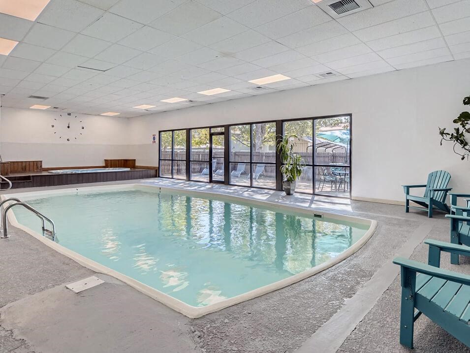 Our Apartment has an Indoor Pool!