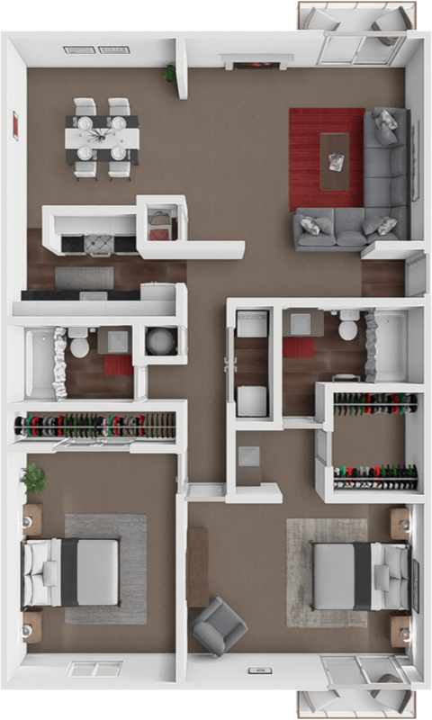 Diamond floor plan