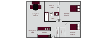 a floor plan of a home