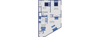 two bedroom floor plan