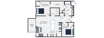 a floor plan of a home