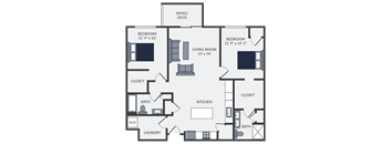 a floor plan of a home
