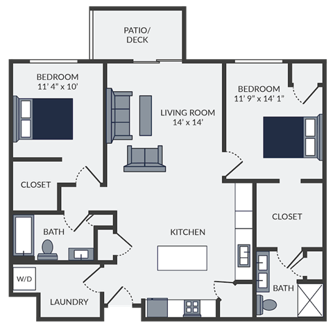 a floor plan of a home
