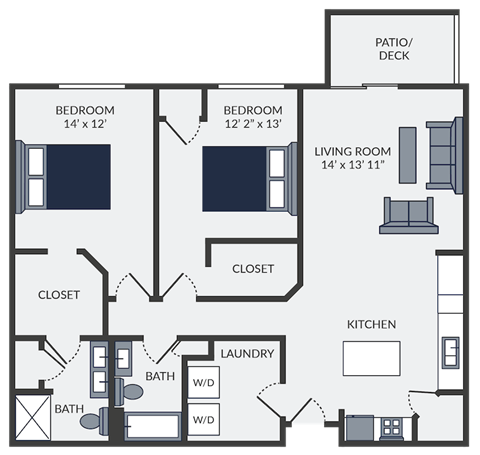 a floor plan of a home