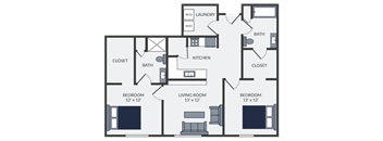 a floor plan of a house