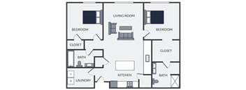 a blueprint of a floor plan of a house
