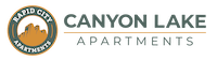 The image features a logo for Rapid City Apartments on the left and a series of numbers on the right.