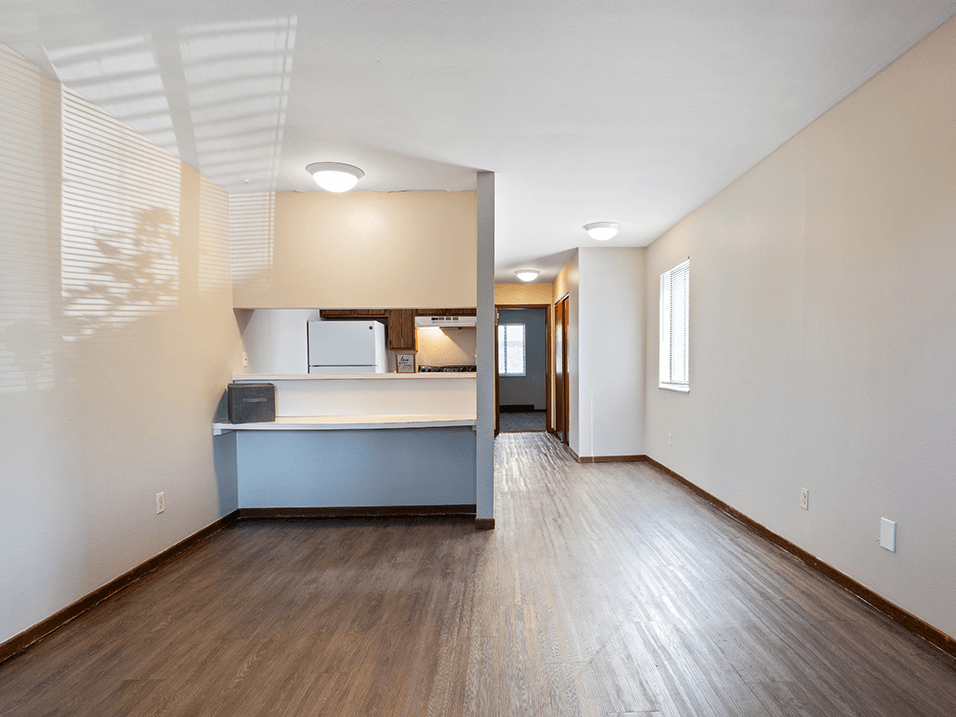 apartment with plank vinyl flooring flooring