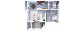 Audrey 1 bedroom, 1 bath at Chelsea Park apartments