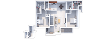 Donovan 2 bedroom, 2 bath at Chelsea Park apartments