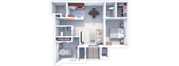 Edison 2 bedroom, 2 bath at Chelsea Park apartments