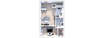 a floor plan of a small apartment