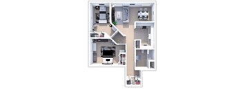 a floor plan of a house