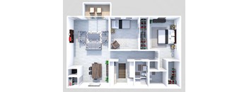 two bedroom apartment floor plan