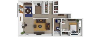 Centre Ridge Apartments Armbrust 1 Floor Plan