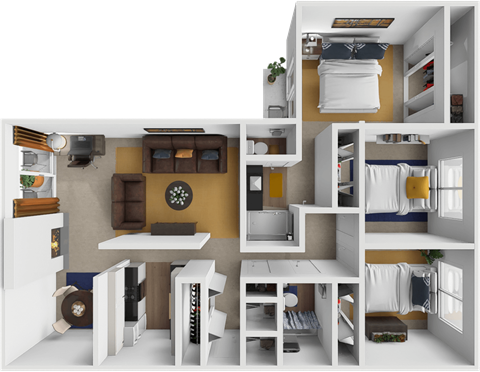 Centre Ridge Apartments Paddock 1 Floor Plan