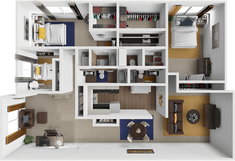 Centre Ridge Apartments Paddock 2 Floor Plan