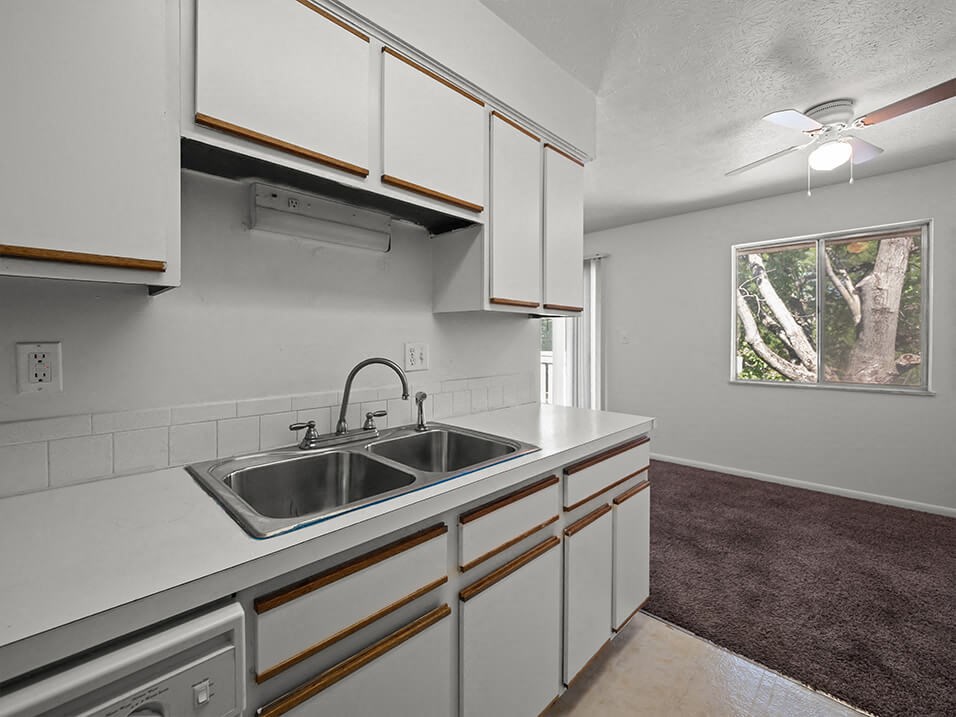 Kitchen in rental unit