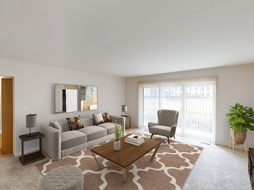 Living room with natural light at Chateau Riviera - Photo Gallery