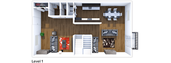 Corsica Floor Plan Level 1
