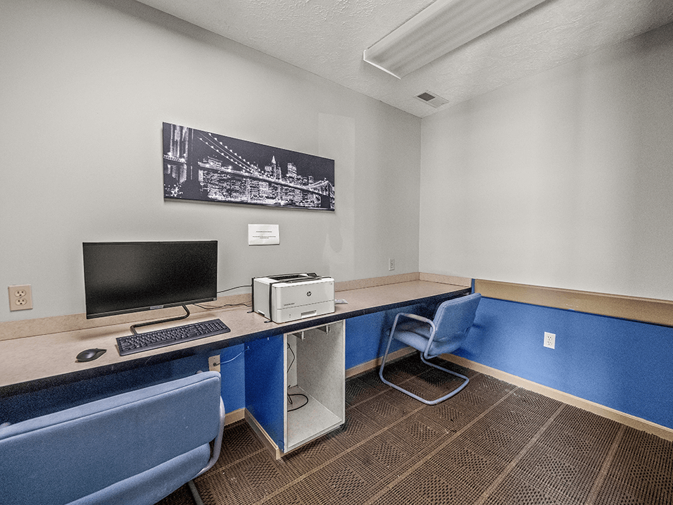 Business Center in Apartment Clubhouse