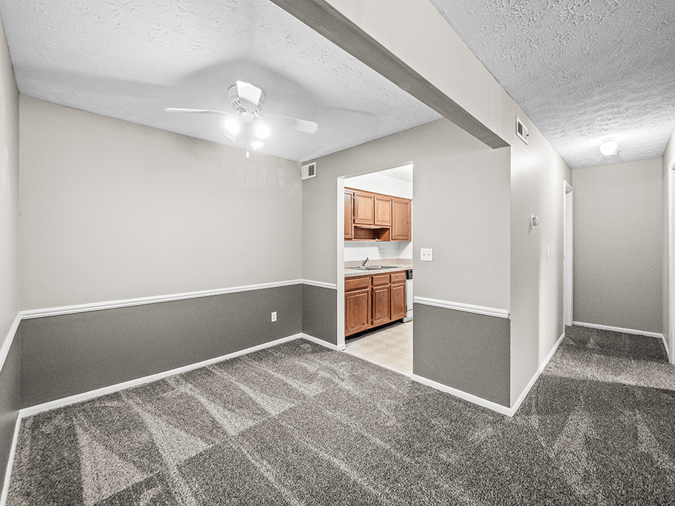 kitchen area in apartment