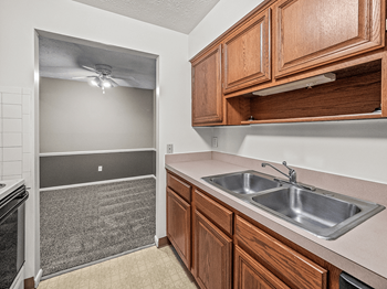 Double Bowl kitchen Sink in apartment - Photo Gallery 7