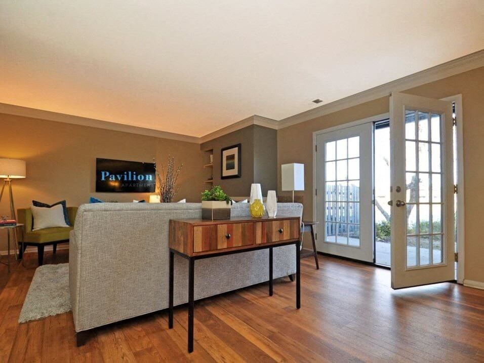 living room at Pavilion Lakes Apartments Furnished