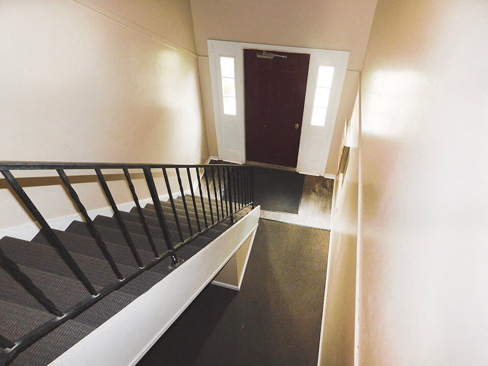 apartment hallway in Kettering, Ohio